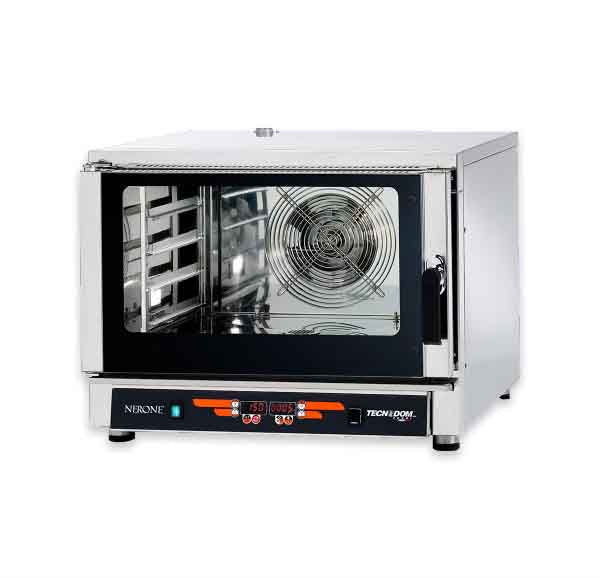 Forno Industrial Tecnodom Nerone MID Digital 4 tabuleiros (FEDL04NEMIDVH2O)