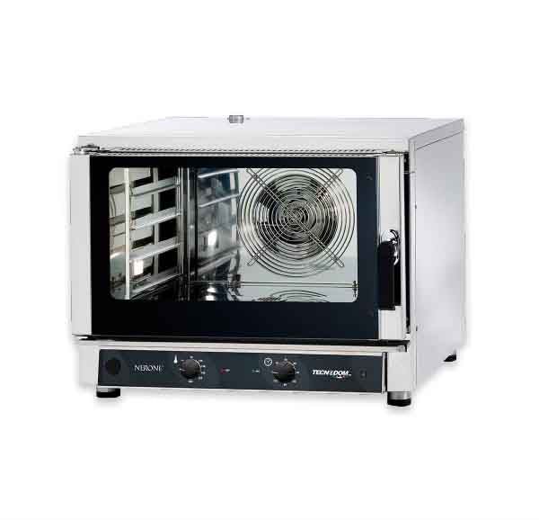 Forno Industrial Tecnodom Nerone MID Mecânico 4 tabuleiros (FEM04NEMIDVH2O)