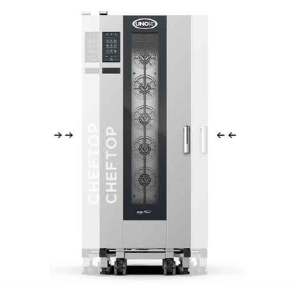 Forno Industrial Unox Cheftop Mind.MapsTM Elétrico BIG COMPACT 20 GN 1/1 PLUS (XECL-2013-YPRS)