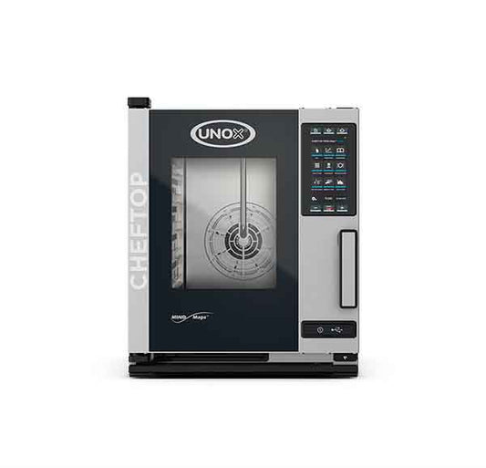 Forno Industrial Unox Cheftop Mind.MapsTM Elétrico COMPACT 5 GN 1/1 PLUS (XECC-0513-EPRM)