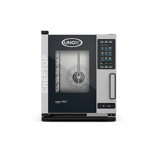 Forno Industrial Unox Cheftop Mind.MapsTM Elétrico COMPACT 5 GN 2/3 PLUS (XECC-0523-EPRM)