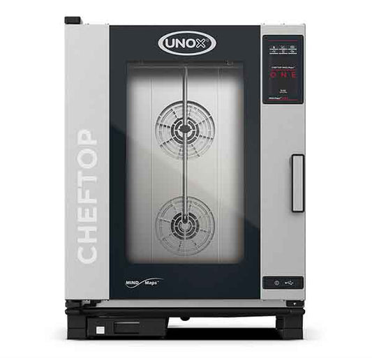 Forno Industrial Unox Cheftop Mind.MapsTM Elétrico COUNTERTOP 10 GN 1/1 ONE (XEVC-1011-E1RM)