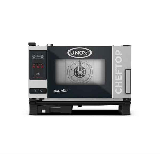 Forno Industrial Unox Cheftop Mind.MapsTM Elétrico COUNTERTOP 3 GN 1/1 ONE (XEVC-0311-E1RM)
