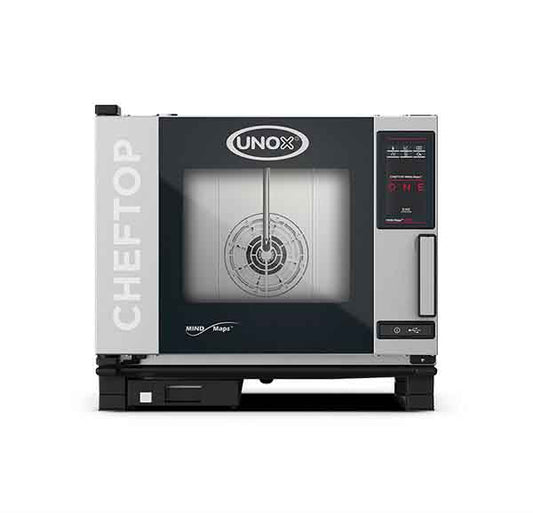 Forno Industrial Unox Cheftop Mind.MapsTM Elétrico COUNTERTOP 5 GN 1/1 ONE (XEVC-0511-E1RM)