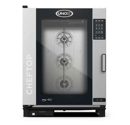 Forno Industrial Unox Cheftop Mind.MapsTM Elétrico COUNTERTOP 10 GN 2/1 PLUS (XEVC-1021-EPRM)