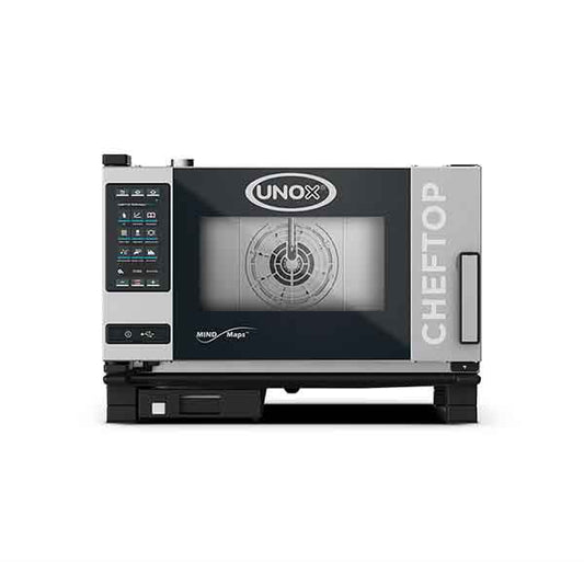 Forno Industrial Unox Cheftop Mind.MapsTM Elétrico COUNTERTOP 3 GN 1/1 PLUS (XEVC-0311-EPRM)