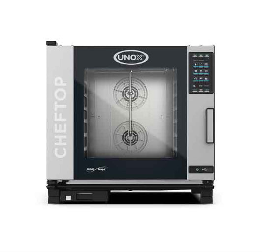 Forno Industrial Unox Cheftop Mind.MapsTM Gás COUNTERTOP 6 GN 2/1 PLUS (XEVC-0621-GPRM)