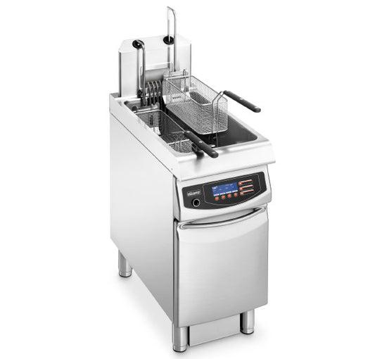 Fritadeira Industrial com Móvel Elframo Alto Rendimento Elétrica de Cuba Simples EFP 25 AC