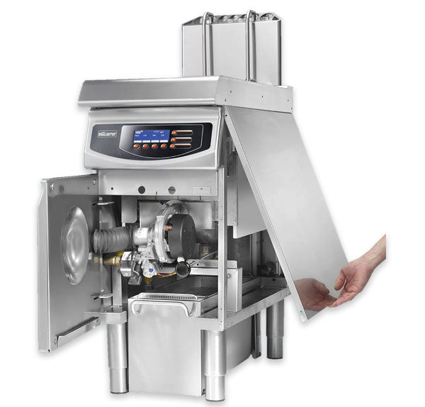 Fritadeira Industrial com Móvel Elframo Alto Rendimento Gás de Cuba Simples GFU 25 AC
