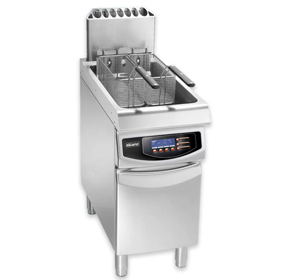 Fritadeira Industrial com Móvel Elframo Alto Rendimento Gás de Cuba Simples GFU 25 AC
