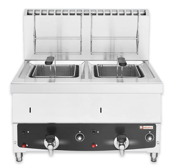 Fritadeira Industrial de Bancada Elframo Gás de Cuba Dupla GT 10+10