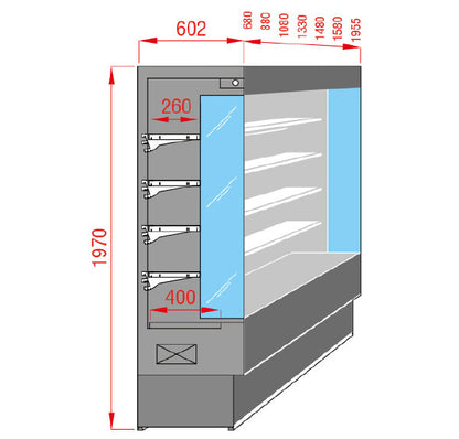 Murais Refrigerados Tecnodom Série Vulcano 60